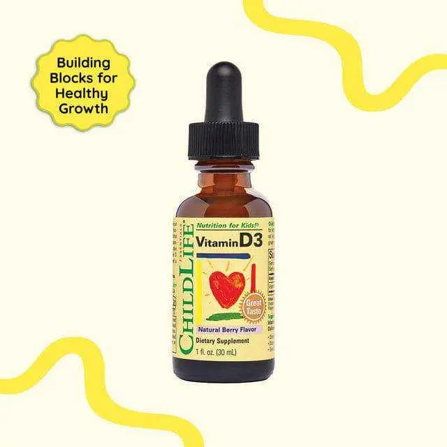 Childlife Essentials Vitamin D3 Berry 30ml Glass