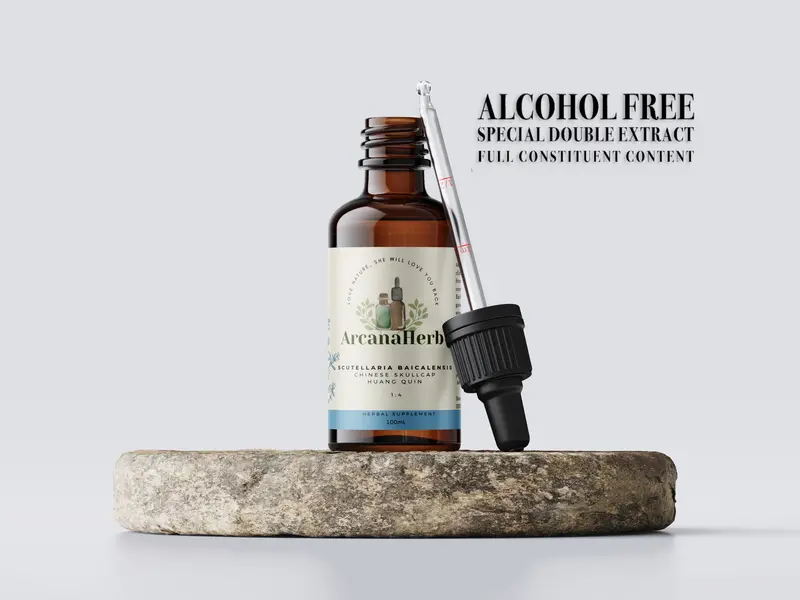Chinese Skullcap Alcohol Free, Glycerine extract 1
