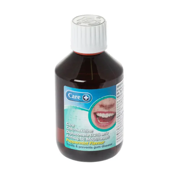 Chlorhexidine Antiseptic Mouthwash Peppermint Flavour