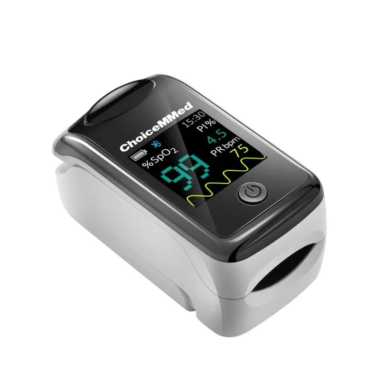CHOICEMMED MD300CI218 OLED Bluetooth Pulse Oximeter With PI Blood Saturation Monitor