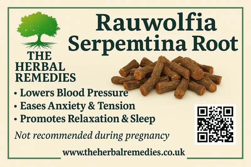 Choti Chandan (Sarpagandha/ Black Snakeroot Rauwolfia serpentina) Root – Traditional Calm & Balance Support