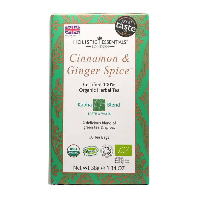 Cinnamon & Ginger™ - Organic Herbal Tea - Kapha Blend