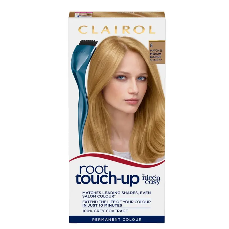 Clairol Root Touch-Up Permanent Hair Dye 8 Medium Blonde (A)
