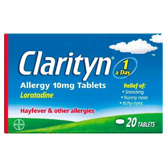 Clarityn Loratadine 10mg Allergy Tablets - 20 Tablets