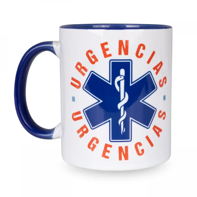 Classic Mug Emergency Blue Ceramic