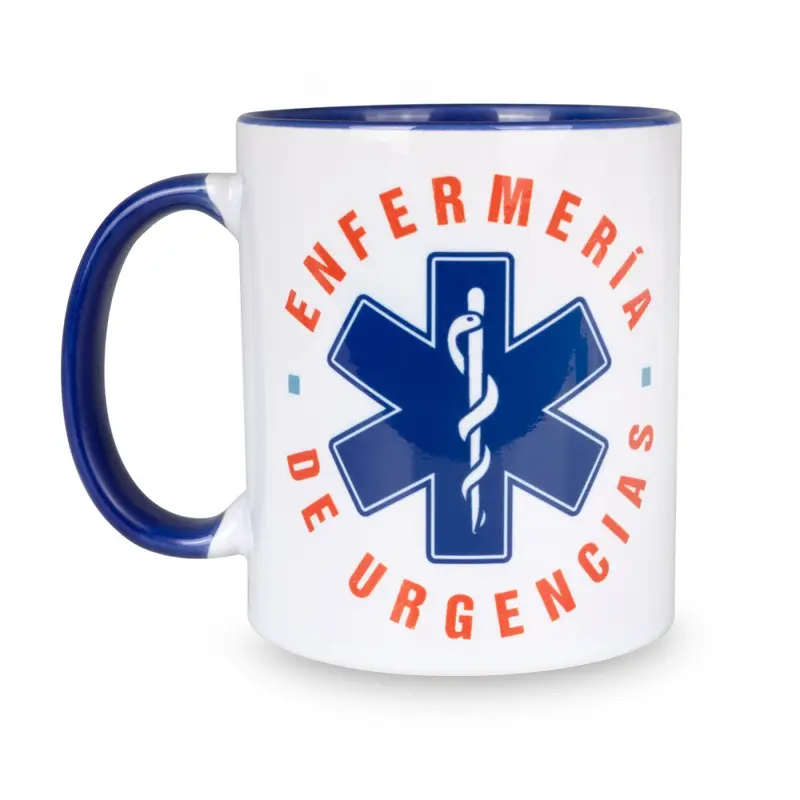 Classic Mug Emergency Nursing Blue Ceramic