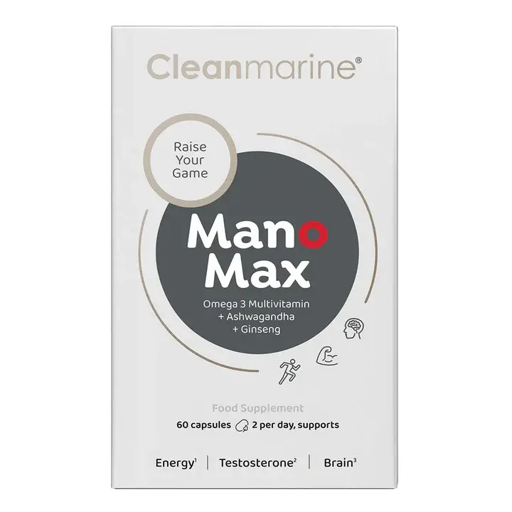 Cleanmarine ManoMax - 60 x 600mg Marine Gelcaps