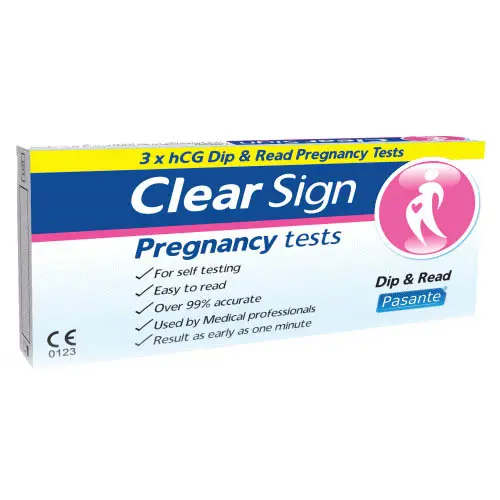 Clear Sign Dip n read Triple Pack (x6)