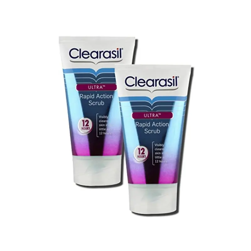 Clearasil Rapid Action Scrub 125ml - Pack of 2