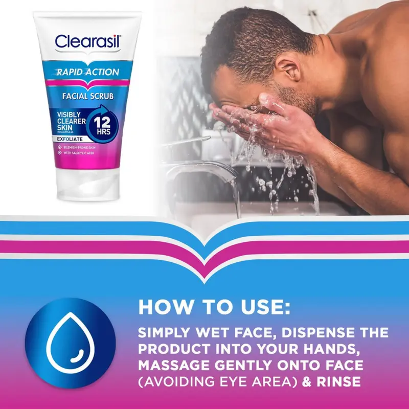 Clearasil Ultra Rapid Action Scrub - 125ml (T)