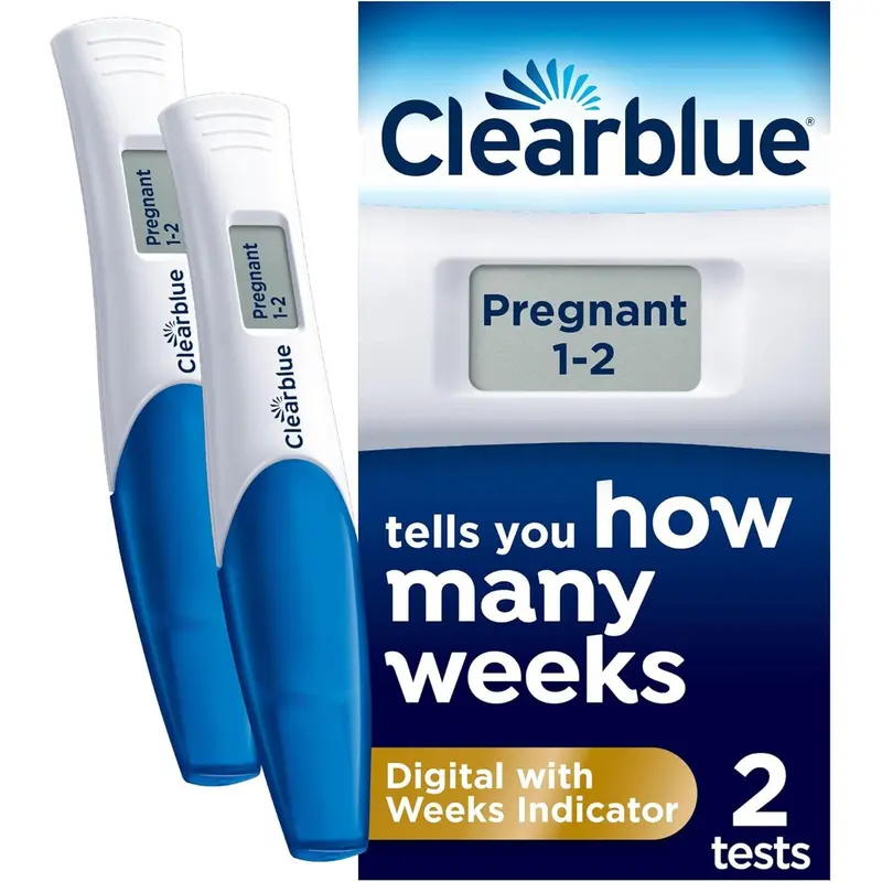 Clearblue Digital Pregnancy Test with Weeks Indicator 2 Tests