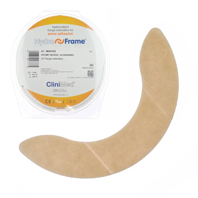 CliniMed HydroFrame Hydrocolloid Flange Extenders with Honey (x20)