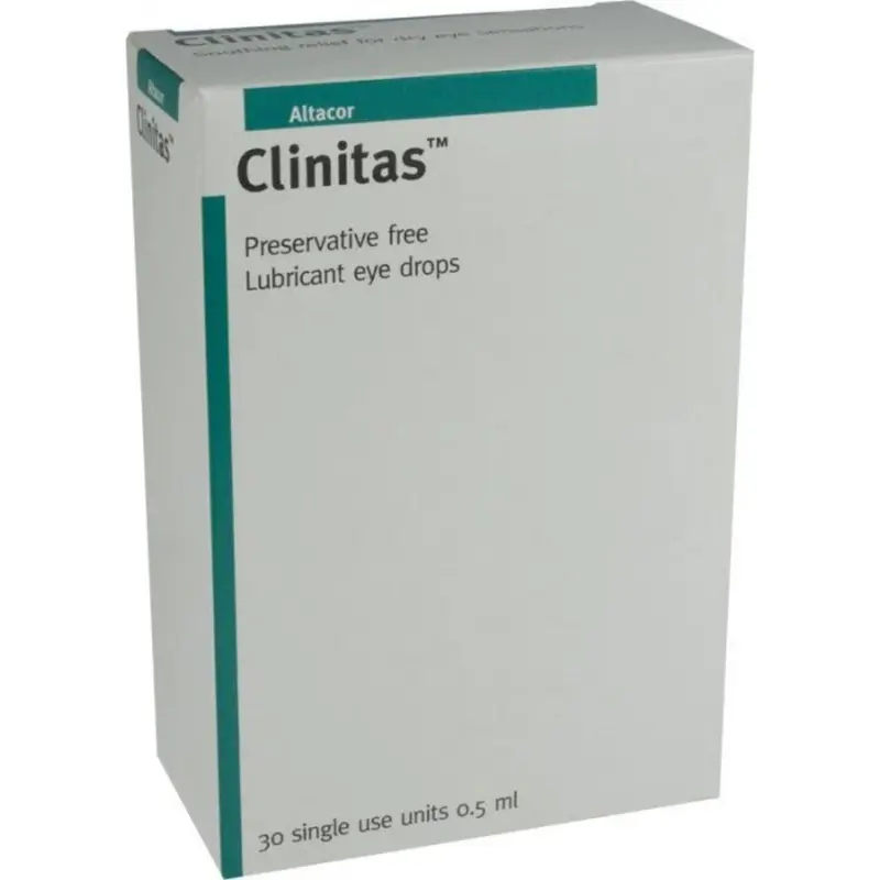 Clinitas 0.4% sodium hyaluronate 30 x 0.5ml droppers (A)