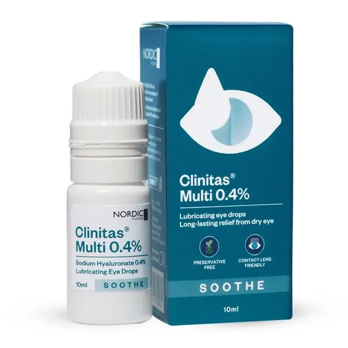 Clinitas Multi 0.4% Preservative Free Eye Drops 10ml
