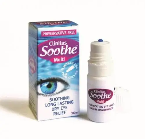 Clinitas Soothe Multi 0.4% Preservative Free Eye Drops 10ml