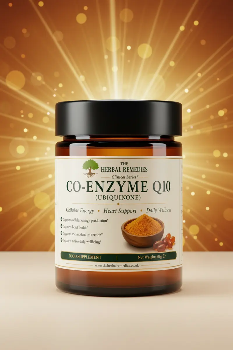 Co-Enzyme Q10 (CoQ10) | Heart Health, Cellular Energy & Antioxidant Support