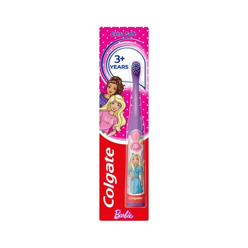 Colgate Barbie Extra Soft Battery Toothbrush 3+ Years