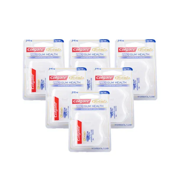Colgate Total Pro Gum Health Floss - 6 Pack
