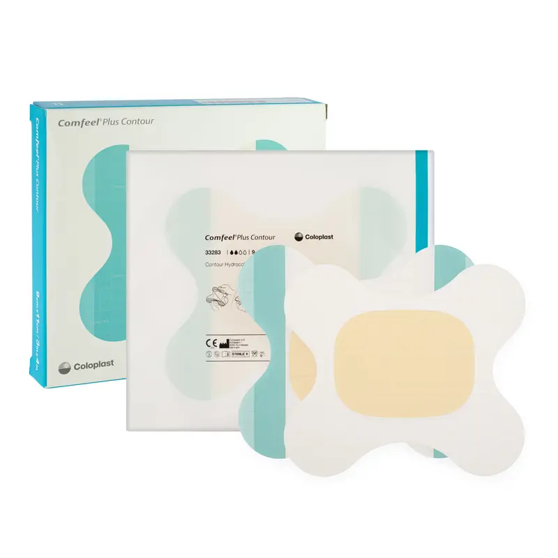 Comfeel Plus Contour - Hydrocolloid Dressing (9cm x 11cm) (x1 or 10)