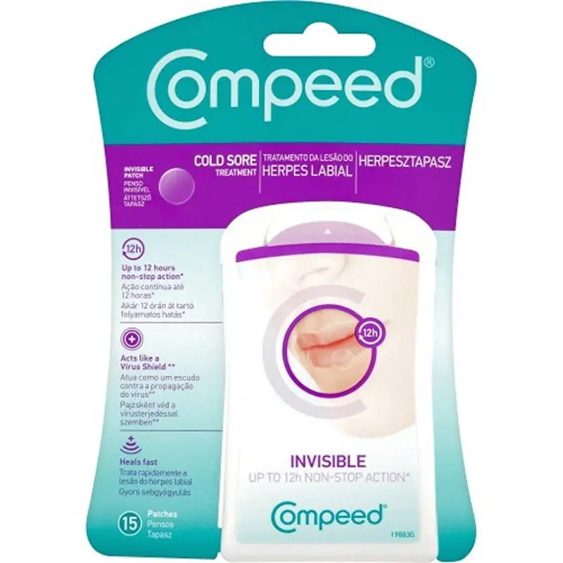 Compeed Cold Sore Discreet Healing Patches - 15