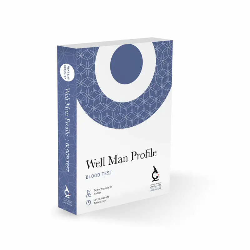 Comprehensive Well Man Blood Test — In Store