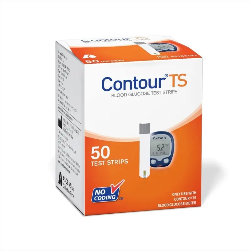 Contour TS Blood Glucose Test Strips - Box of 50