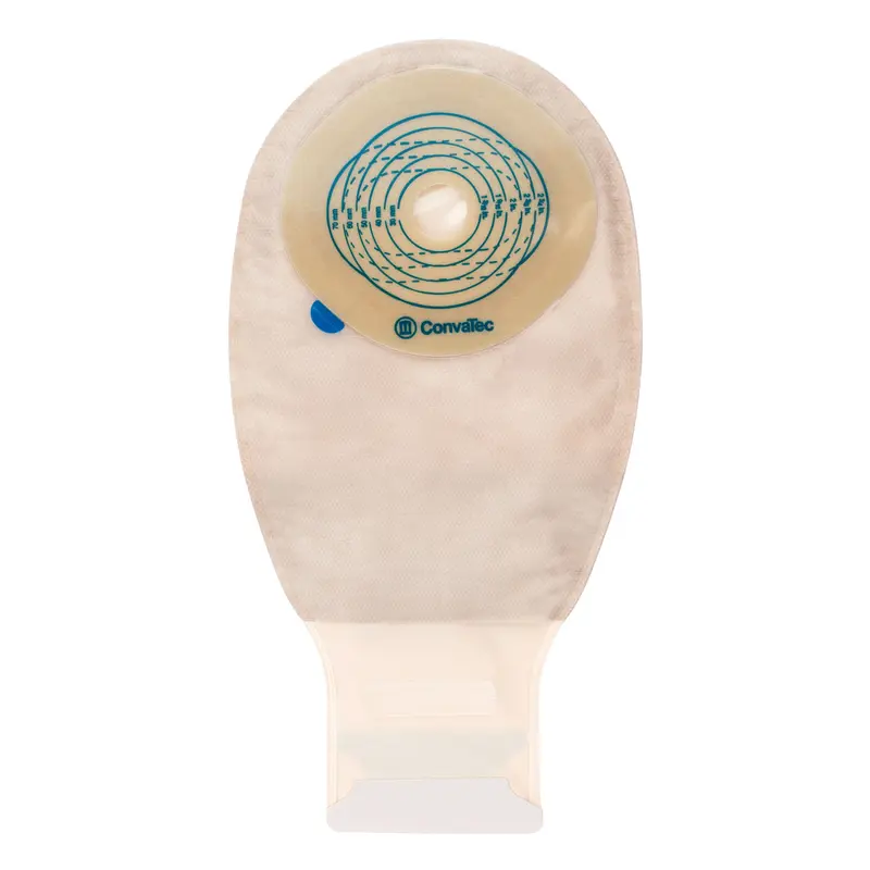 ConvaTec Esteem+ (Flat) - One-Piece Drainable Ileostomy Bags with Observation Window (x10)