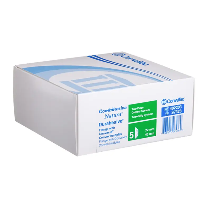 ConvaTec Natura® Mouldable Convex Durahesive® Two-Piece Baseplates – Box of 10