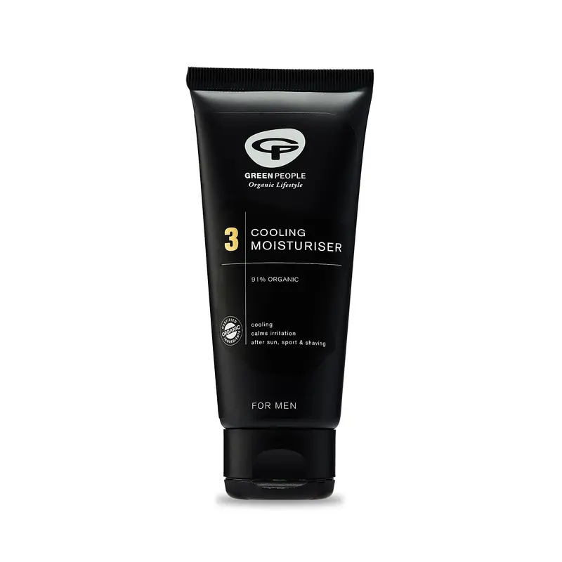 Cooling moisturiser for men