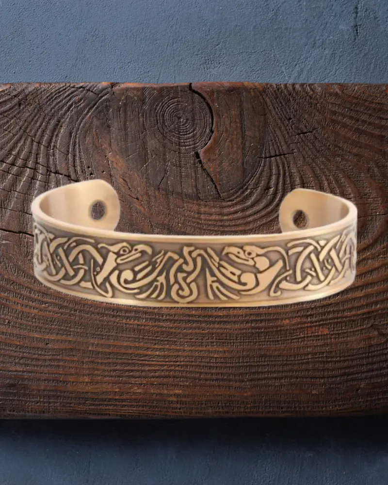 Copper Bracelet with Magnets Celtic Eagle 7” 'SUPER B'