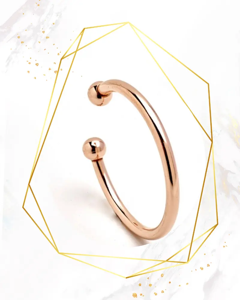 Copper with Magnet Bangle Bracelet Heavy Torque 'SUPER B'