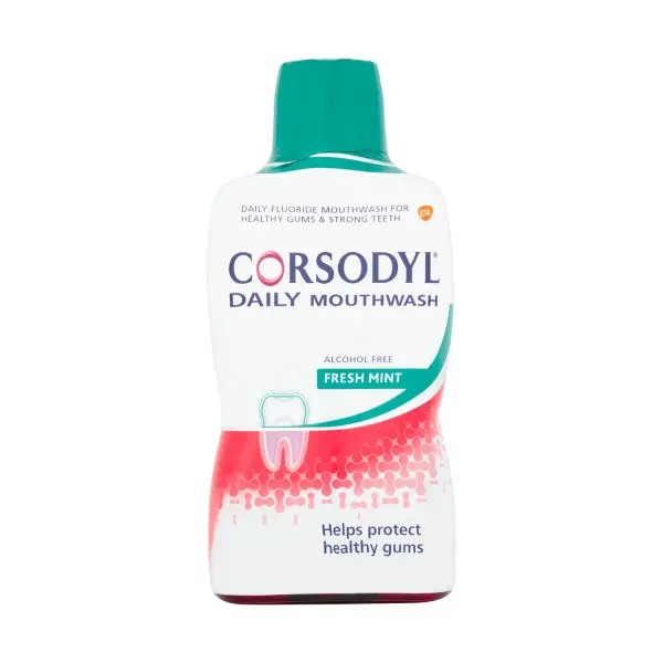 Corsodyl Daily Mouthwash Gum Care Alcohol Free Fresh Mint