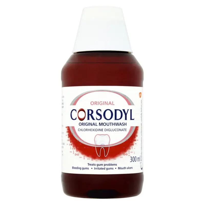 Corsodyl Gum Disease Treatment Mouthwash Chlorhexidine 0.2% 300ml