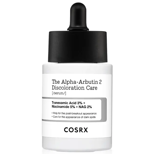 COSRX - The Alpha-Arbutin 2 Discoloration Care Serum with Tranexamic Acid 3% + Niacinamide 5% + NAG 2% 50g.