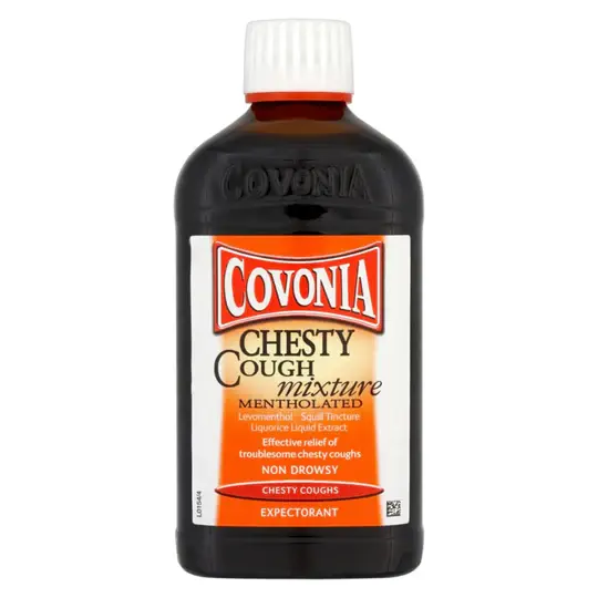 Covonia Chesty Cough - Expectorant Mixture Mentholated- 300ml (A)