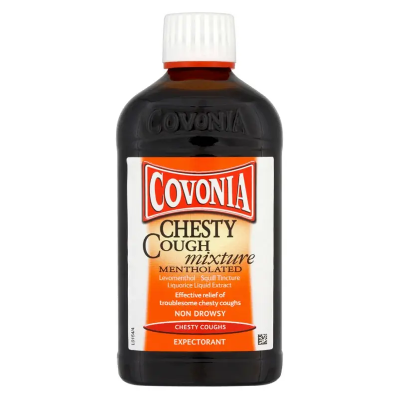Covonia Chesty Cough - Expectorant Mixture Mentholated- 300ml