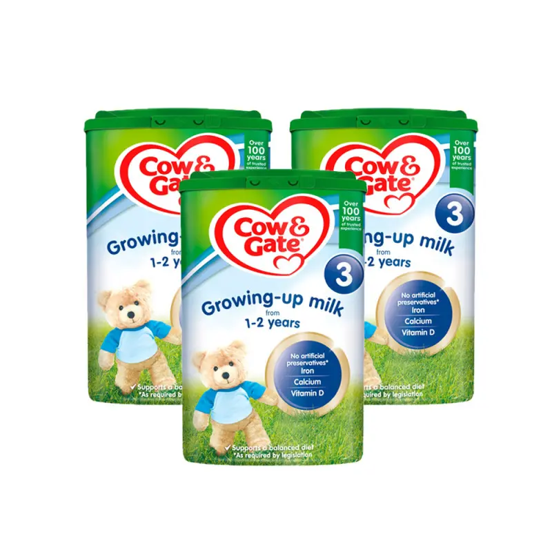 Cow & Gate 3 Growing Up Milk Formula Triple Pack