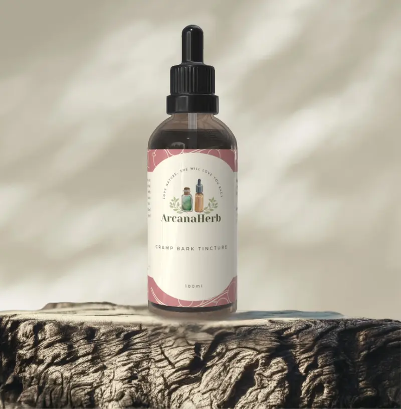 Cramp Bark tincture. Viburnum opulus. 1