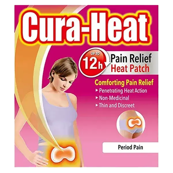 Cura-Heat Period Pain Relief Patch Pack of 3