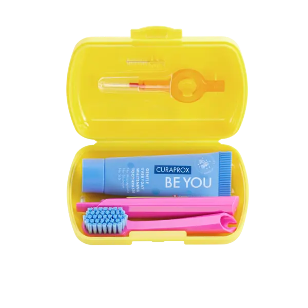Curaprox Be You Travel Set - Yellow