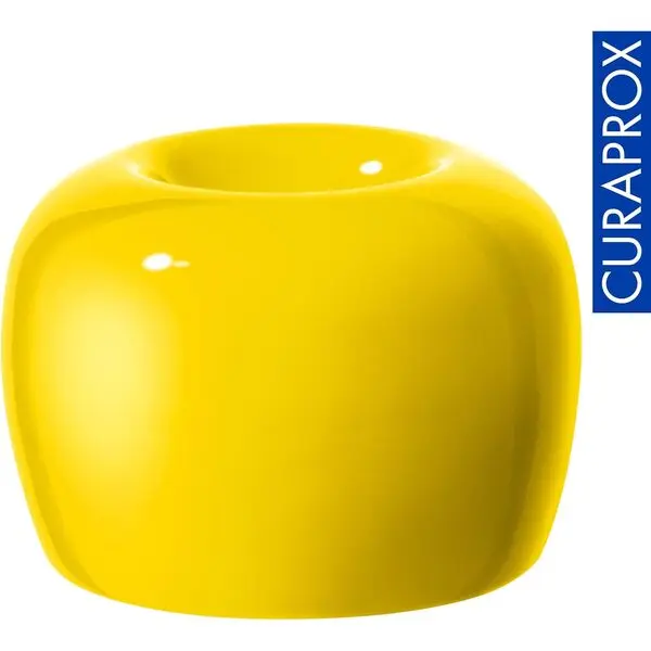 Curaprox Ceramic Toothbrush Holder - Yellow