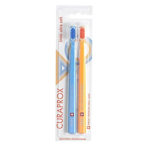 Curaprox CS 5460 DUO 40 Years Retro Special Edition - Blue / Orange