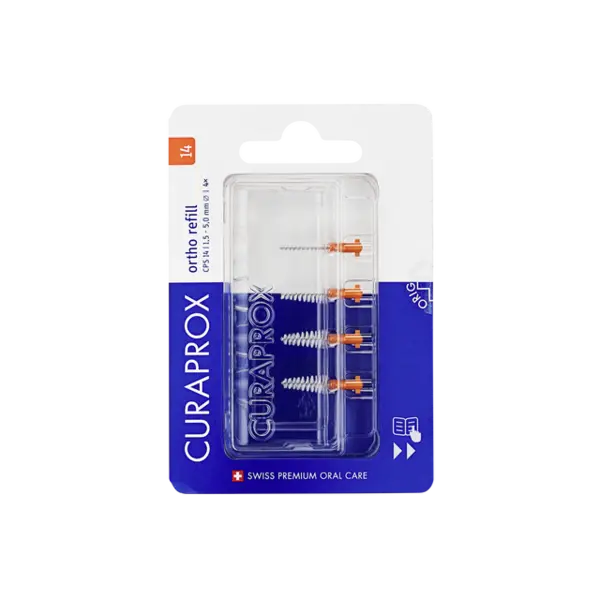 Curaprox Interdental Brush Refill Ortho Size 14 - Pack of 4