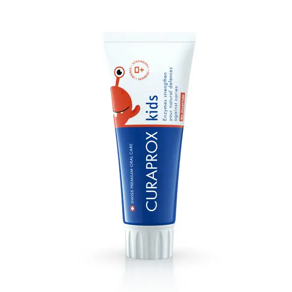 Curaprox Kids Toothpaste - Strawberry - Fluoride Free