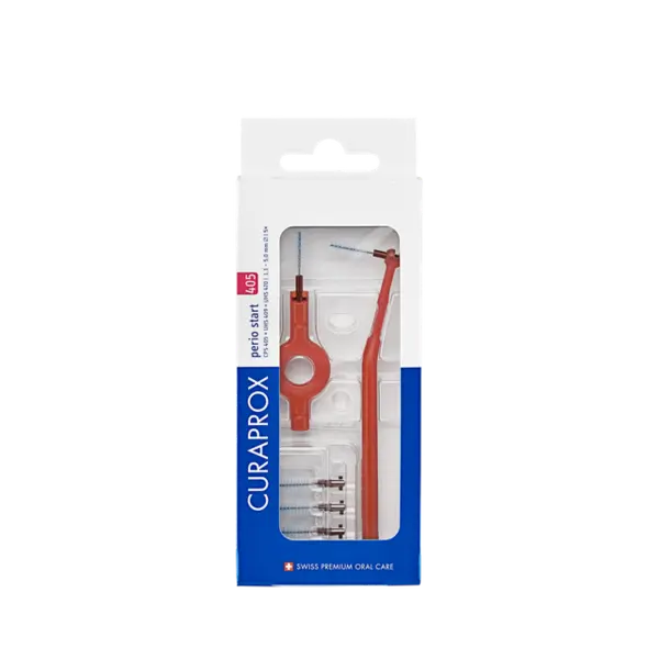 Curaprox Perio Interdental Brush Starter Set- Cherry Red