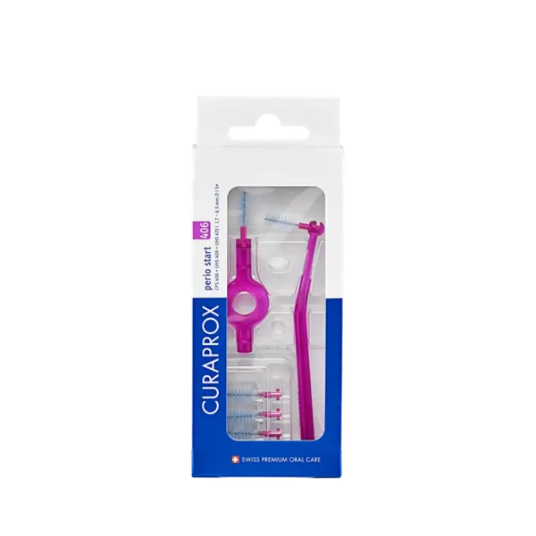 Curaprox Perio Interdental Brush Starter Set- Fuchsia