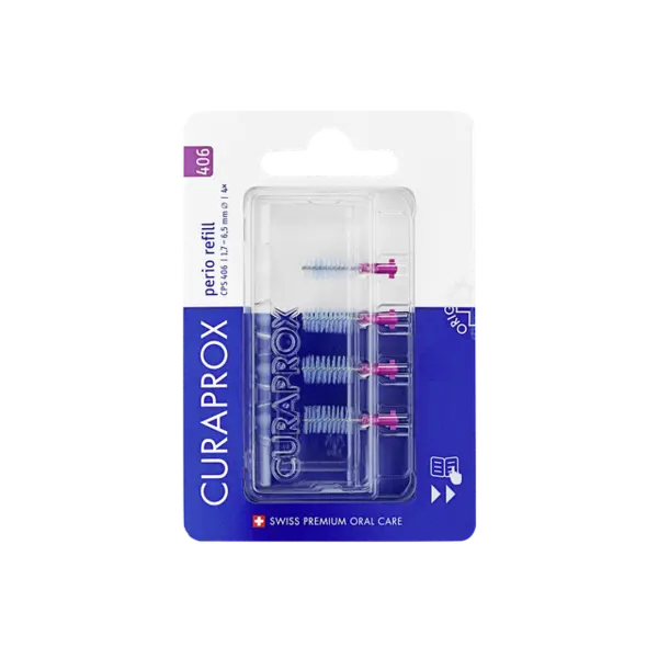 Curaprox Perio Interdental Refill - Fuchsia - pack of 4