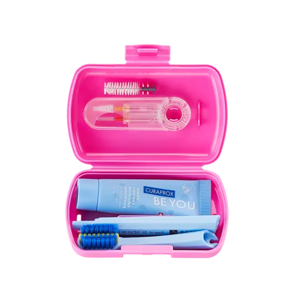 Curaprox Travel Set Ortho - Pink