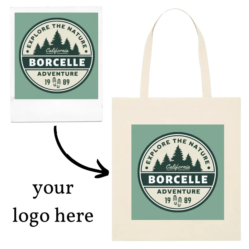 Custom Branded Tote Bag - Your Shop Logo on a Tote Bag