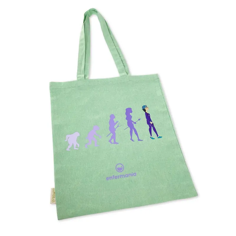 Custom Nurse and Doctors Tote Bag Canvas Cotton Green